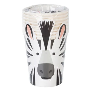 Zebra Party Cups - Ellie and Piper