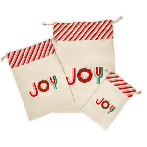 Merry & Bright Reusable Gift Bags (Set of 3) - Ellie and Piper