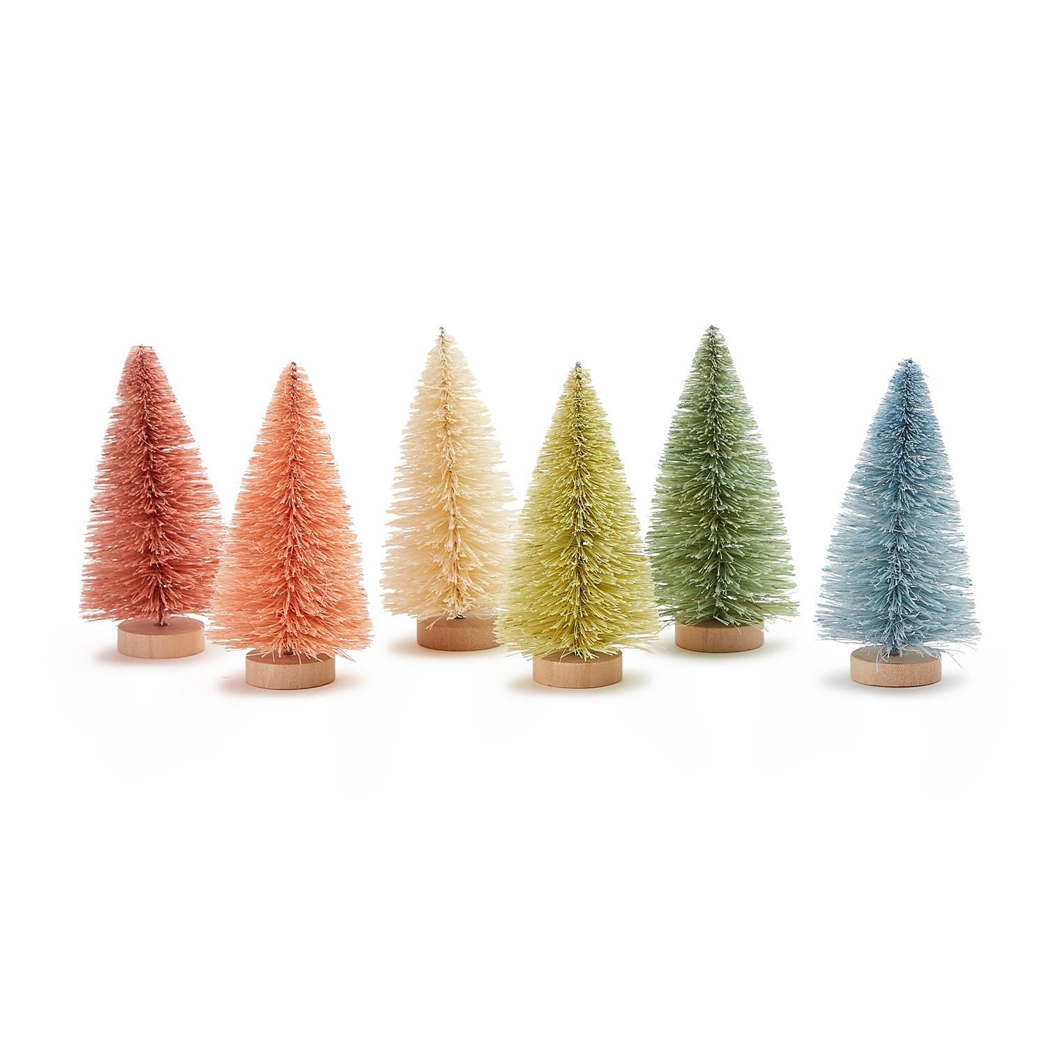 Pastel Mini Bottlebrush Trees (Sold Individually)