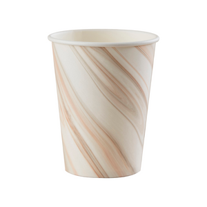 Natural Marble Print Paper Cups - Ellie and Piper