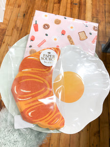Croissant Paper Napkins - Ellie and Piper