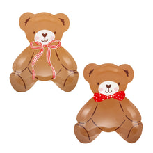 Beary Loved Teddy Bear Shaped Plate Set - Ellie and Piper