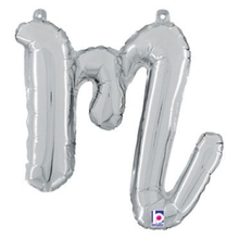 Mini Script Silver Foil Balloons 14”