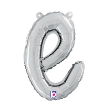 Mini Script Silver Foil Balloons 14”