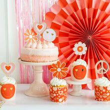 Occasions By Shakira - Love Baking Cups with Toppers - Ellie and Piper