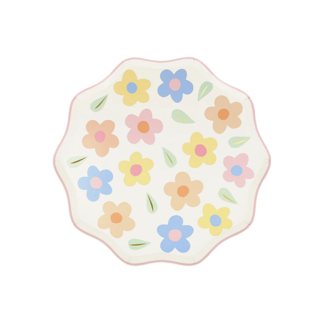 Happy Flowers Side Plates - Ellie and Piper