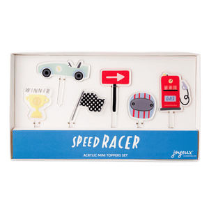 Speed Racer Acrylic Mini Topper Set - Ellie and Piper