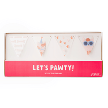 Let's Pawty Acrylic Garland - Ellie and Piper