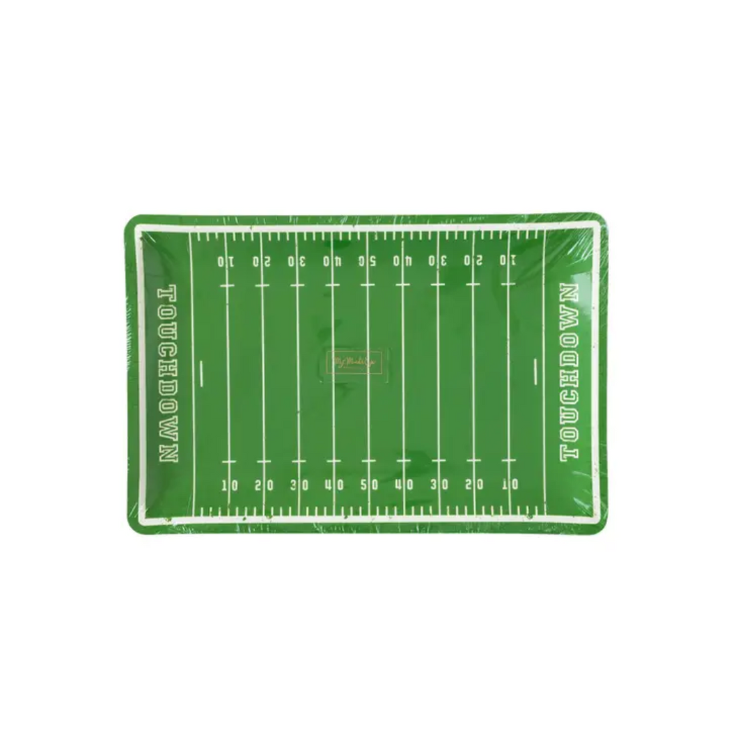 Football Field Paper Plates - Ellie and Piper
