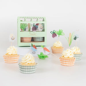 Bunny Greenhouse Cupcake Kit - Ellie and Piper