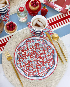 Hamptons Striped Paper Table Runner - Ellie and Piper