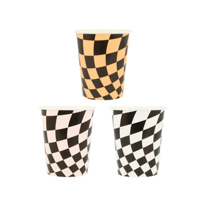 Halloween Checker Cups - Ellie and Piper