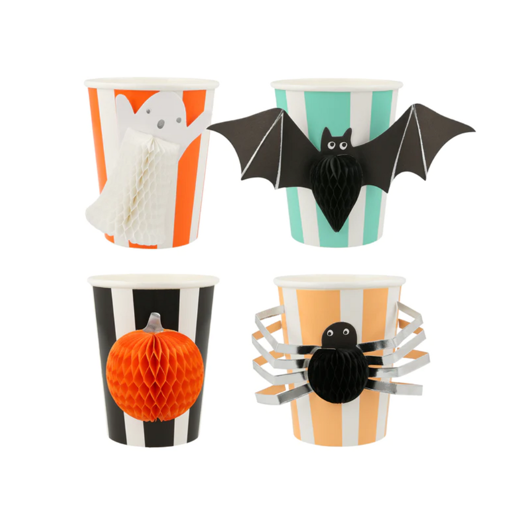 Halloween Honeycomb Cups - Ellie and Piper