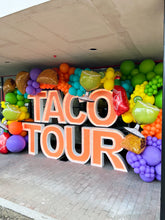 Luxury Balloon Styling with LED Marquee Letters