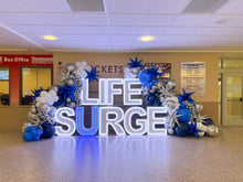 Luxury Balloon Styling with LED Marquee Letters