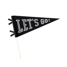 Let's Go! Felt Pennant - Ellie and Piper