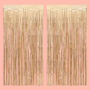 Matte Gold Curtain Backdrop - Ellie and Piper