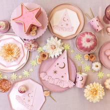 Pink Witch Hat Plates - Ellie and Piper