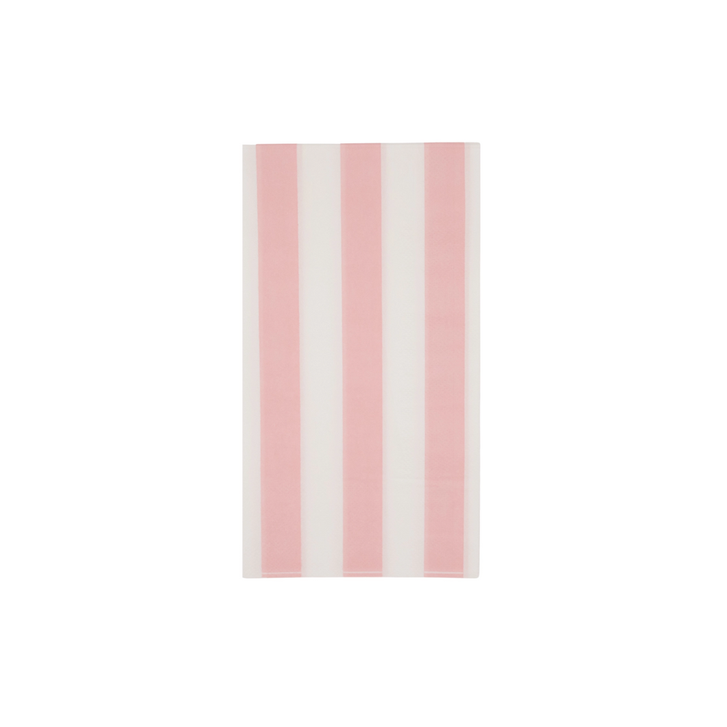 Petal Pink Cabana Stripe Paper Guest Towels - Ellie and Piper