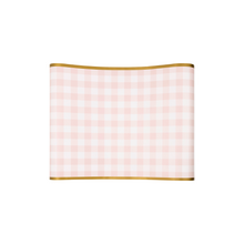 Pink Gingham Paper Table Runner - Ellie and Piper