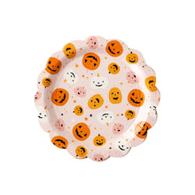 Hey Pumpkin Scattered Pumpkins Scalloped Plates - Ellie and Piper
