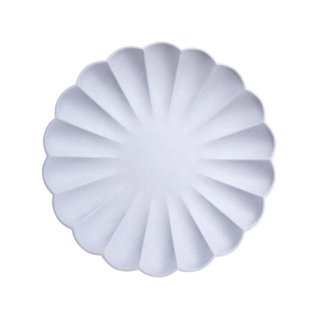 Pale Blue Simply Eco Large Paper Plates - Ellie and Piper