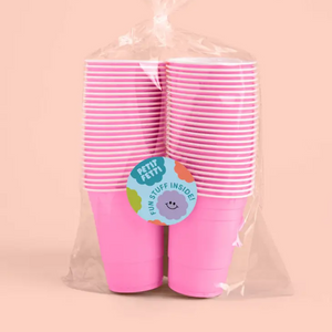 Pink Party Cups (Set of 50) - Ellie and Piper