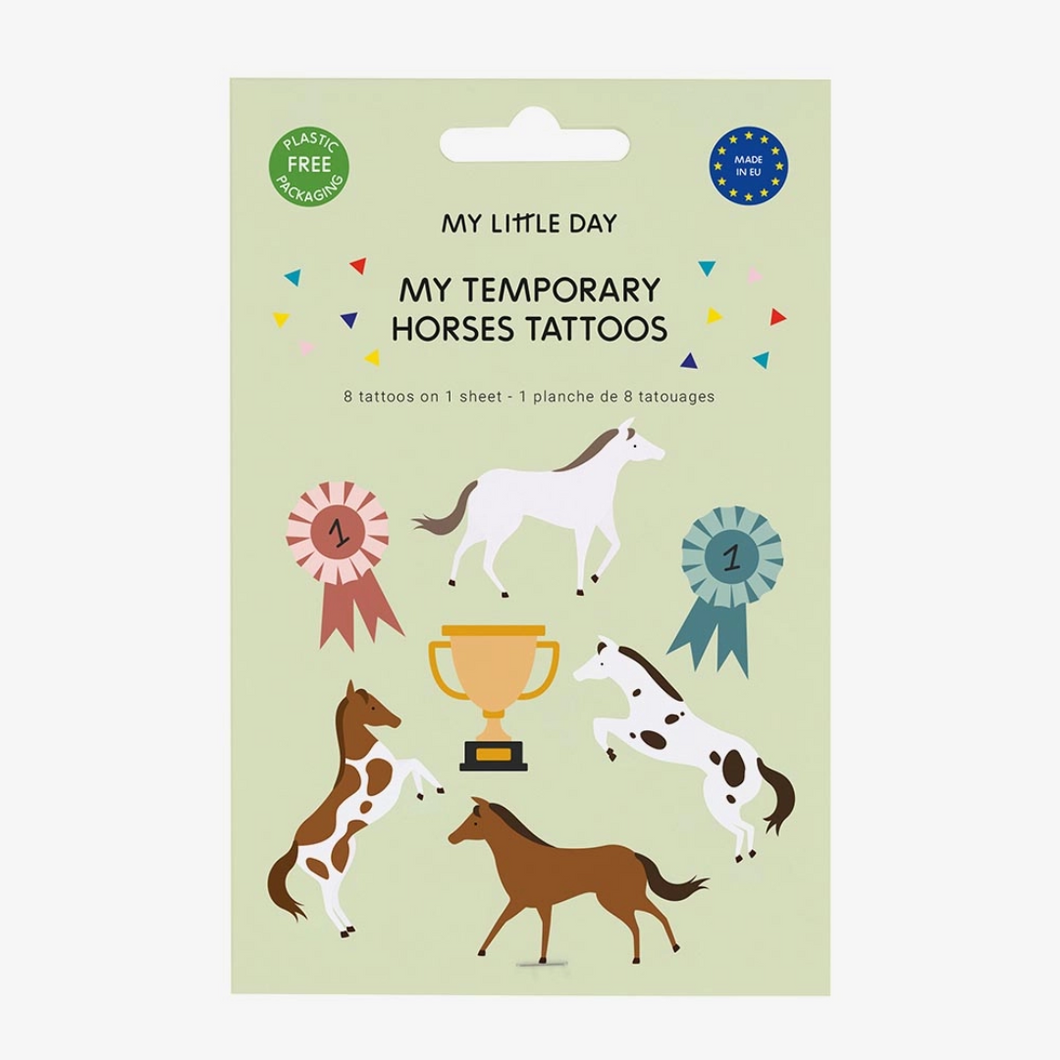 Horse Tattoos - Ellie and Piper