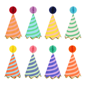Stripe Party Hats - Ellie and Piper