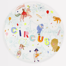 Circus Dinner Plates - Ellie and Piper