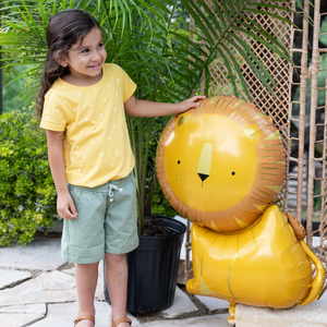 Safari Lion Mylar Balloon - Ellie and Piper