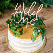 Wild One Wooden Cake Topper