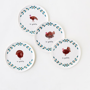 Turkey Melamine Plates (Sold Individually) - Ellie and Piper