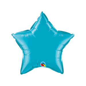 Turquoise Star Shaped Balloon - Ellie and Piper