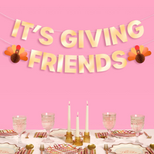 It's Giving Friends Banner - Ellie and Piper