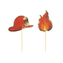 Firefighter Cocktail Picks - Ellie and Piper