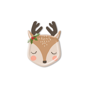 Reindeer Shaped Paper Plate - Ellie and Piper