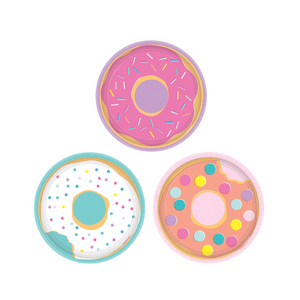 Donut Party Assorted Round Plates - Ellie and Piper