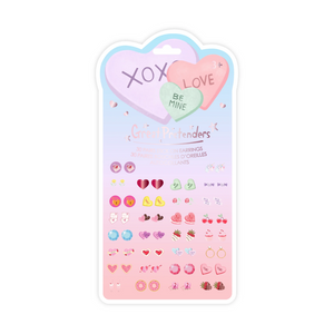 Candy Heart Love Sticker Earrings - Ellie and Piper