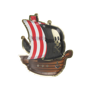 Pirate Ship Plates - Ellie and Piper