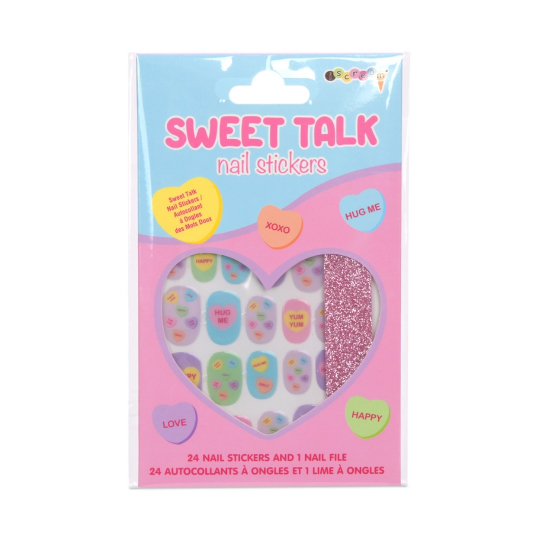 Sweet Talk Nail Stickers and Nail File Set - Ellie and Piper