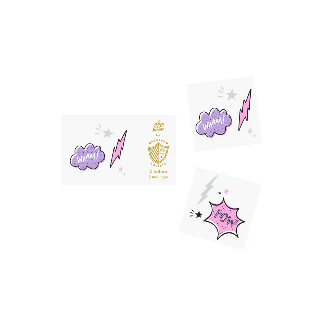 Girl Power Temporary Tattoos - Ellie and Piper