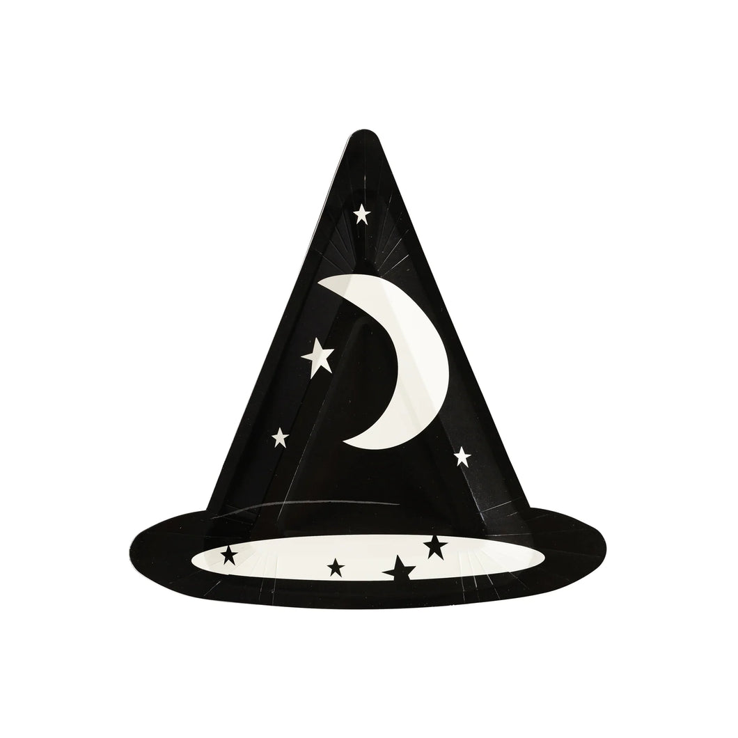 Witching Hour Witches Hat Shaped Plates - Ellie and Piper