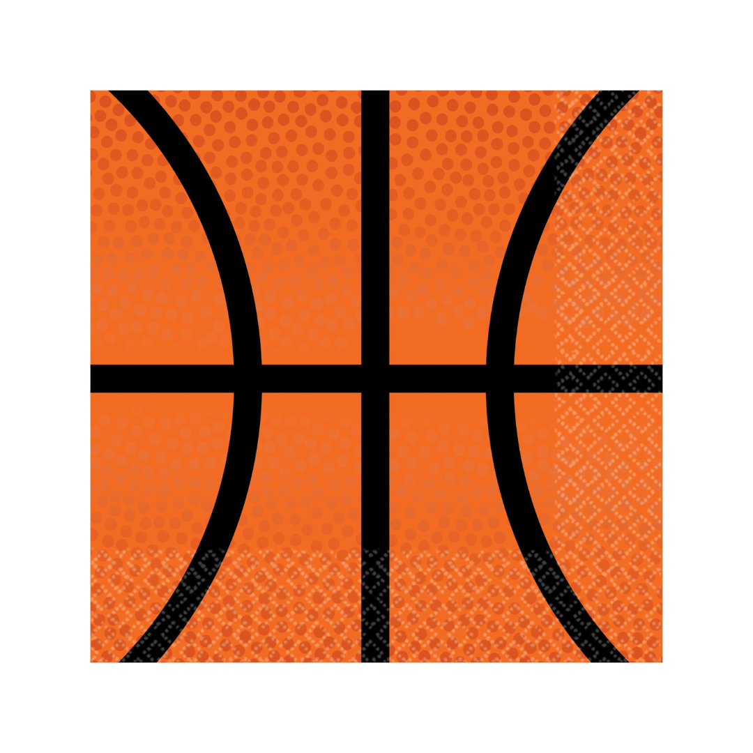Basketball Beverage Napkins