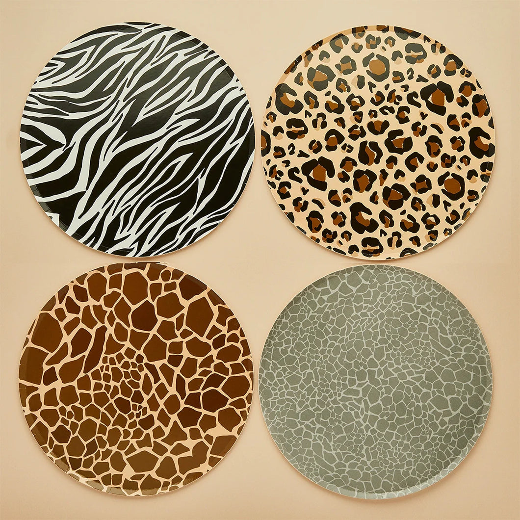 Animal Print Paper Plates - Ellie and Piper