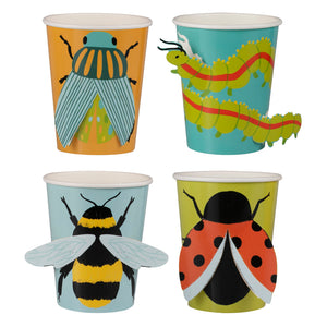 Bug Party Pop Out 3D Paper Cups - Ellie and Piper