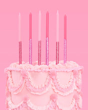 Pink Glitter Candles - Ellie and Piper