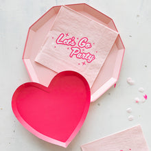 Haute Pink Heart Shaped Paper Plates - Ellie and Piper