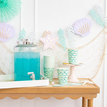 Mermaid Tail Paper Party Cups - Ellie and Piper