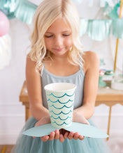 Mermaid Tail Paper Party Cups - Ellie and Piper